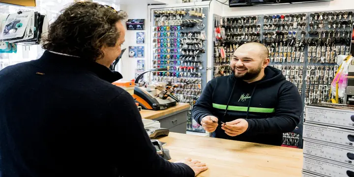 De winkel van Schoenmakerij Harrie